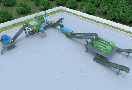 Scrap Metal Crushing Plant